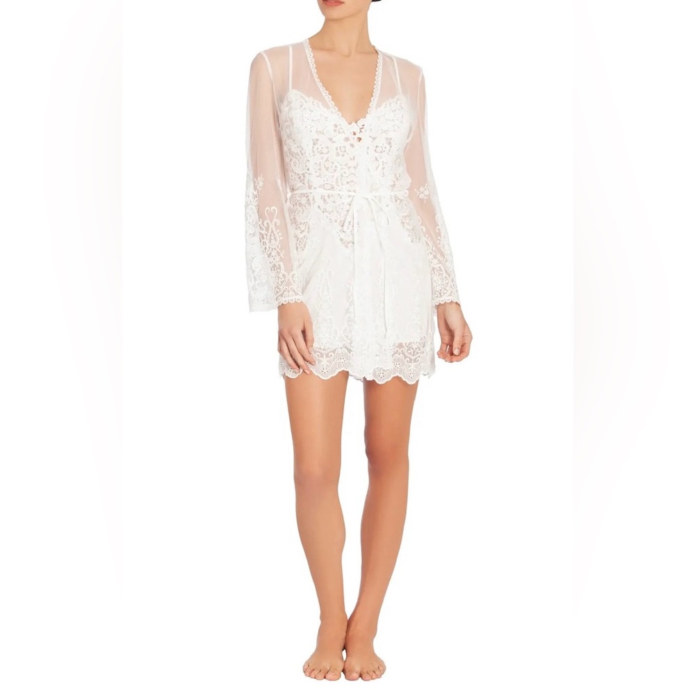 In Bloom Sheer Lace Robe
